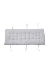 Living and Home 110 x 40cm Soft Sherpa Fleece Chair Pad with Non-Slip Backing Cosy Home Decor in White - Size: 110 x 40 cm - thumbnail 2