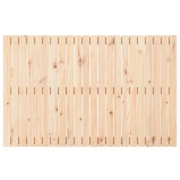 Berkfield Home Wall Headboard 140x3x90 cm Solid Wood Pine in Brown - Size: 140 x 3 x 90 cm - thumbnail 4