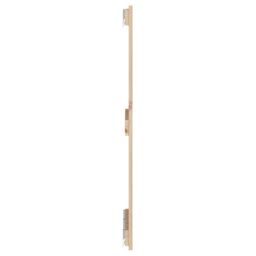 Berkfield Home Wall Headboard 140x3x90 cm Solid Wood Pine in Brown - Size: 140 x 3 x 90 cm - thumbnail 5