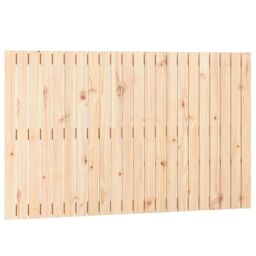 Berkfield Home Wall Headboard 140x3x90 cm Solid Wood Pine in Brown - Size: 140 x 3 x 90 cm - thumbnail 2