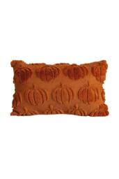 Living and Home Cozy Plush Pumpkin Throw Pillow in Orange - Size: 45 cm x 45 cm - thumbnail 8