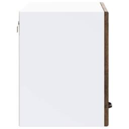 Berkfield Home Kitchen Wall Cabinet Lucca Smoked Oak Engineered Wood in Brown - thumbnail 6