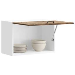 Berkfield Home Kitchen Wall Cabinet Lucca Smoked Oak Engineered Wood in Brown - thumbnail 2