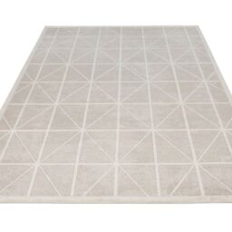 The Rug Shop UK Chequered Grey Modern Machine Made Easy to clean Area Rug - Size: 160 cm x 230 cm - thumbnail 3