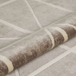 The Rug Shop UK Chequered Grey Modern Machine Made Easy to clean Area Rug - Size: 160 cm x 230 cm - thumbnail 5