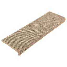 Berkfield Home Stair Mats Self-adhesive 15 pcs Dark Beige 65x21x4 cm - Size: Medium - thumbnail 3