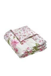 Catherine Lansfield 'Avebury Floral' Reversible Quilted Bedspread in Cream - thumbnail 4