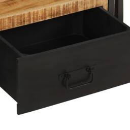 Berkfield Home TV Cabinet 120x30x40 cm Solid Wood Mango in Brown - Size: 120 x 30 x 40 cm - thumbnail 6