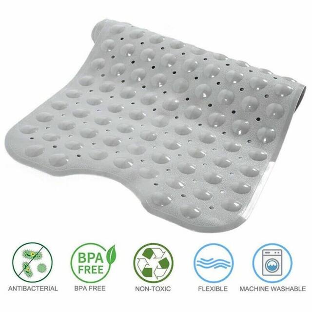 KORVIXA Extra Large Non-slip Bath Mat Grey - image 1