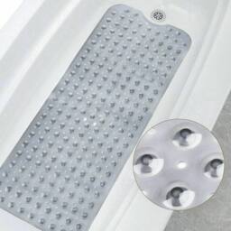 KORVIXA Extra Large Non-slip Bath Mat Grey - thumbnail 3