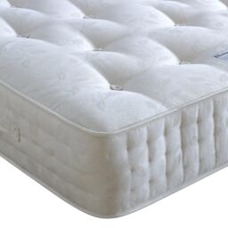 Bedmaster Ambassador 3000 Pocket Sprung Natural Mattress in White - Size: Single - thumbnail 1