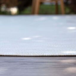 THE RUGS Outdoor Indoor Plain Garden Patio Rug Weather Resistant Jet Washable in Cream - Size: 140 cm x 200 cm - thumbnail 5
