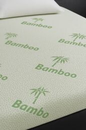 GAVENO CAVAILIA Bamboo Mattress Topper in White - Size: Double - thumbnail 2