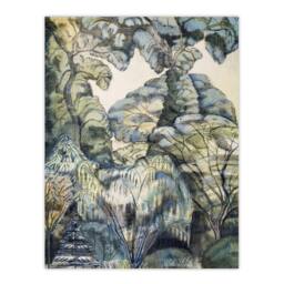 "Artery8 Trees in Bird Garden Iver Heath Paul Nash Wall Art Poster Print - Size: W18"" x H24""" - thumbnail 1