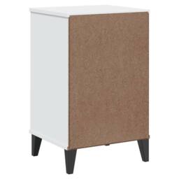 Berkfield Home Durable Bedside Cabinet VIKEN White Engineered Wood - thumbnail 8