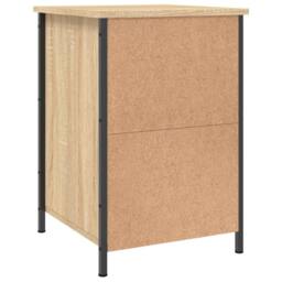 Berkfield Home Bedside Cabinets 2 pcs Sonoma Oak 40x42x60 cm Engineered Wood in Brown - Size: 40 x 42 x 60 cm - thumbnail 9
