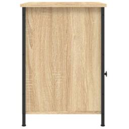 Berkfield Home Bedside Cabinets 2 pcs Sonoma Oak 40x42x60 cm Engineered Wood in Brown - Size: 40 x 42 x 60 cm - thumbnail 8