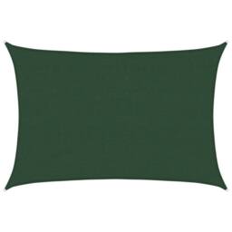 Berkfield Home Sunshade Sail 160 g/m¬≤ Dark Green 4x5 m HDPE - thumbnail 2