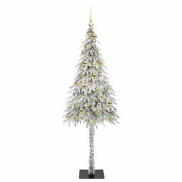 Berkfield Home Christmas Tree with 300 LEDs White 180 cm PE & Steel - thumbnail 4