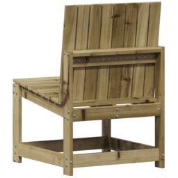 Berkfield Home 3 Piece Garden Lounge Set Impregnated Wood Pine in Brown - thumbnail 6