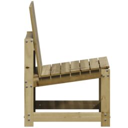 Berkfield Home 3 Piece Garden Lounge Set Impregnated Wood Pine in Brown - thumbnail 5