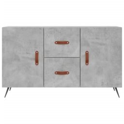 Berkfield Home Sideboard Concrete Grey 100x36x60 cm Engineered Wood - Size: 100 x 36 x 60 cm - thumbnail 6