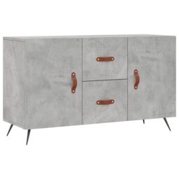 Berkfield Home Sideboard Concrete Grey 100x36x60 cm Engineered Wood - Size: 100 x 36 x 60 cm - thumbnail 2