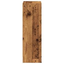 Berkfield Home Bookcase Old Wood 40x24x76 cm Engineered Wood in Brown - Size: 40 x 24 x 76 cm - thumbnail 5
