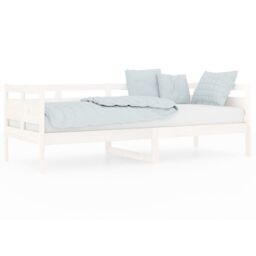 Berkfield Home Day Bed White Solid Wood Pine 80x200 cm - thumbnail 2