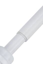 Living and Home Stainless Steel Telescopic Curtain Rod in White - Size: 90 cm - thumbnail 7