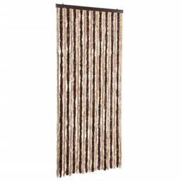 Berkfield Home Insect Curtain Beige & Light Brown 90x220 cm Chenille