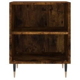 Berkfield Home Bedside Cabinets 2 pcs Smoked Oak 40x30x50 cm Engineered Wood in Brown - Size: 40 x 30 x 50 cm - thumbnail 5