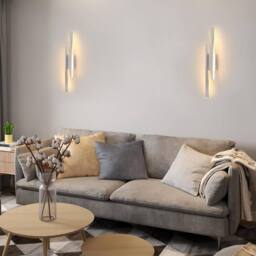 Goeco LED Indoor Wall Light 16W Modern Wall Light 3000K for Bedroom Corridor in White - thumbnail 7