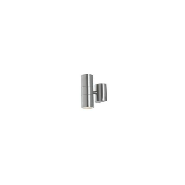 Netlighting Jump Outdoor Up Down Wall Light Steel IP44 GU10 in Grey