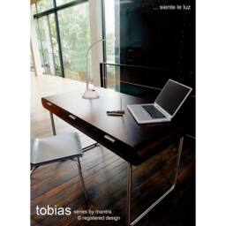 Netlighting Tobias Table Lamp 3W LED 3000K 300lm Matt Black Frosted Acrylic Chrome - thumbnail 3