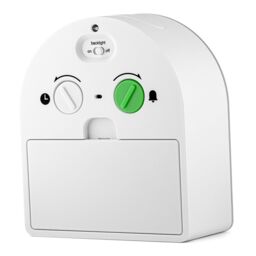 Braun Classic Analogue Alarm Clock in White - thumbnail 5