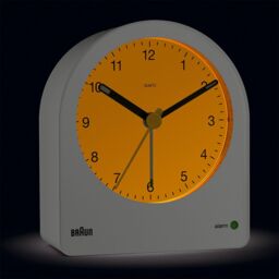 Braun Classic Analogue Alarm Clock in White - thumbnail 2