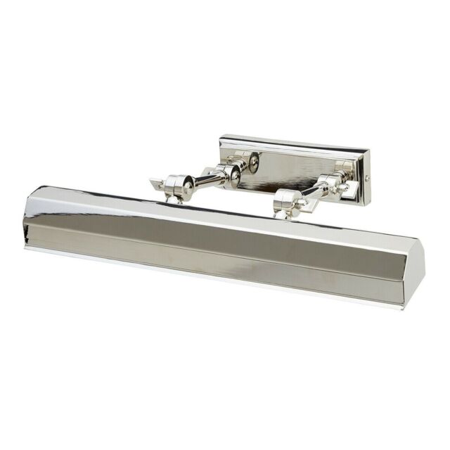 Loops 2Adjustable Joints Directional Picture Light Highly Polished Nickel LED E14 40W in Metallics