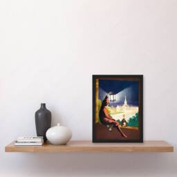 Artery8 Leonetto Cappiello Framed Wall Art Benedictine Wine Vintage Advert - Size: A4 - thumbnail 2