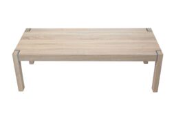 Orsina Natural Set of Two Nesting Tables, Modern Wooden Coffee Tables for Living Room, Nesting Coffee Table Set - thumbnail 5