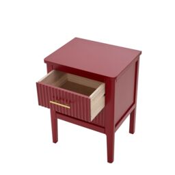 Cabinet Bits Palau 2 Drawer Bedside Table in Red - thumbnail 5