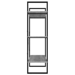 Berkfield Home Book Cabinet Grey Sonoma 100x30x105 cm Engineered Wood - Size: 100 x 30 x 105 cm - thumbnail 6
