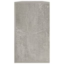 Berkfield Home Shoe Bench Concrete Grey 80x24x45 cm Engineered Wood - Size: 80 x 24 x 45 cm - thumbnail 7