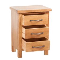 Berkfield Home Nightstands 2 pcs 40x30x54 cm Solid Oak Wood in Brown - Size: 40 x 30 x 54 cm - thumbnail 3