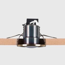 ValueLights Downlight Fire Rated Ceiling Light Fitting 6 Pack With Warm White Bulbs in Gold - thumbnail 3