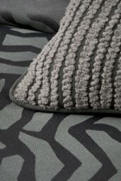 Nalu Nicole Scherzinger 'Makia' Duvet Cover in Dark Grey - Size: Single - thumbnail 4