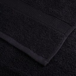 Berkfield Home Premium Hand Towels SOLUND 10 pcs Black 50x100 cm 600 gsm - thumbnail 6