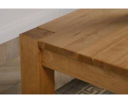Thats Furniture Kuba 150cm Chunky Medium Oak Dining Table in Light Oak - thumbnail 5