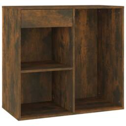 Berkfield Home Cosmetic Cabinet Smoked Oak 80x40x75 cm Engineered Wood in Brown - Size: 80 x 40 x 75 cm - thumbnail 1