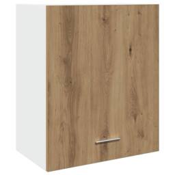 Berkfield Home Hanging Cabinet Artisan Oak 50x31x60 cm Engineered Wood in Brown - Size: 50 x 31 x 60 cm - thumbnail 1